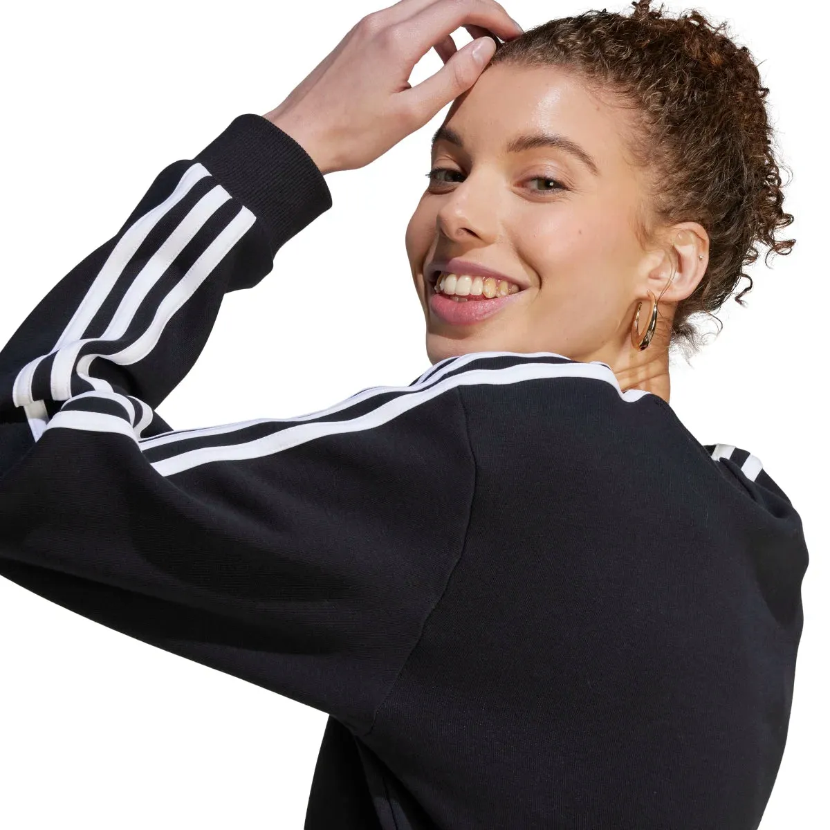 adidas Women's Essentials 3-Stripes Fleece Sweatshirt