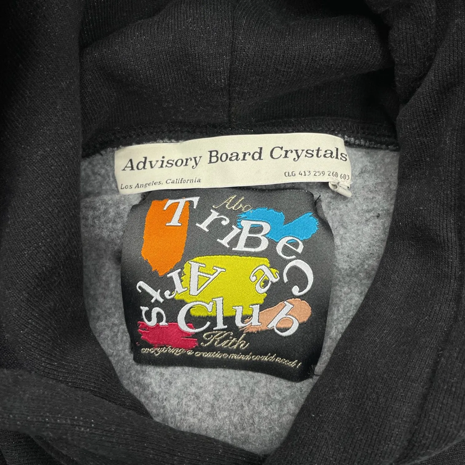 Advisory Board Crystals x Kith I <3 ABC Swarovski Hooded Sweatshirt Anthracite Black Pre-Owned