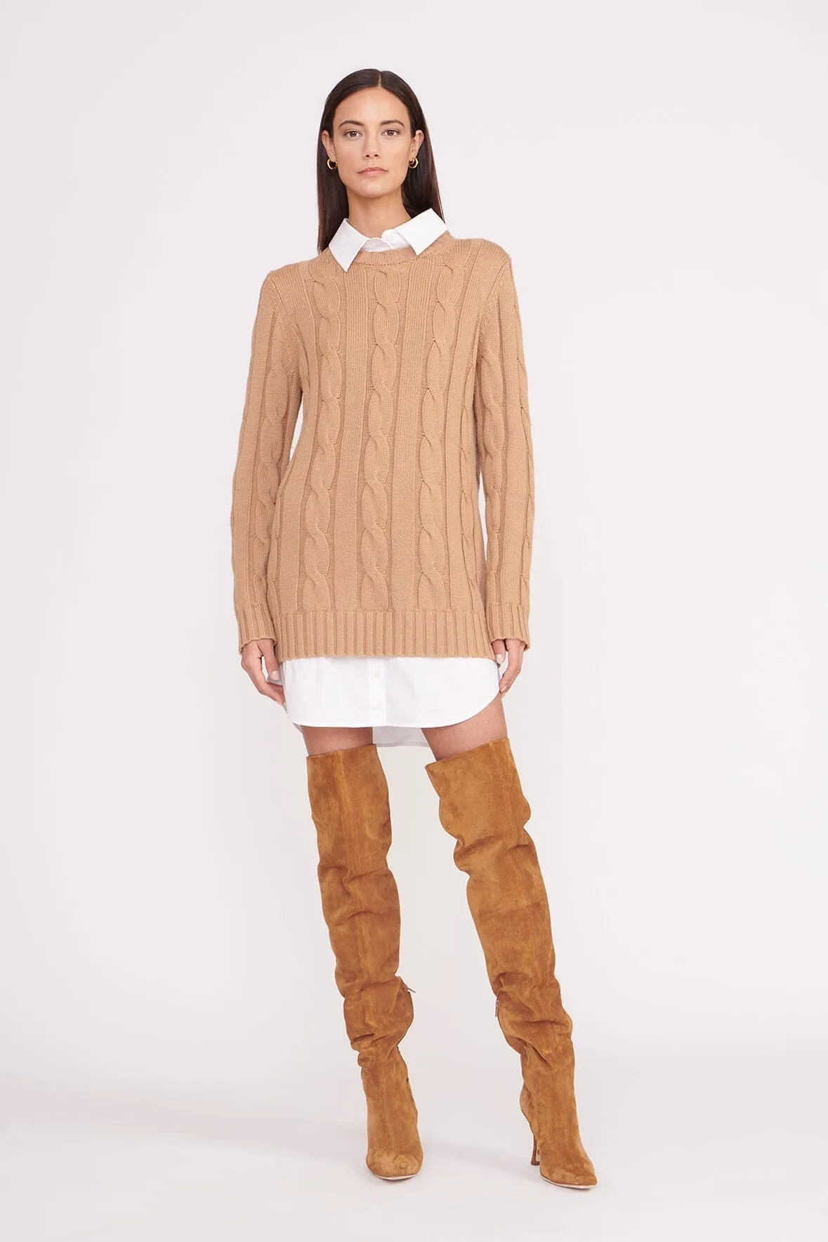 ALDRIN DRESS | CAMEL WHITE