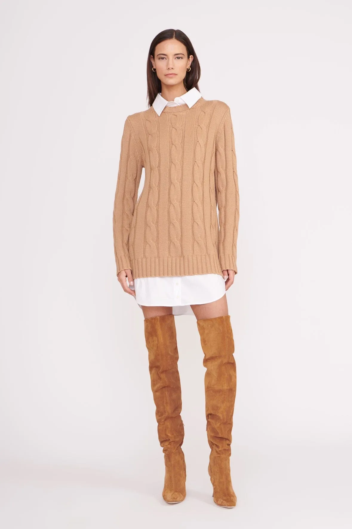 ALDRIN DRESS | CAMEL WHITE