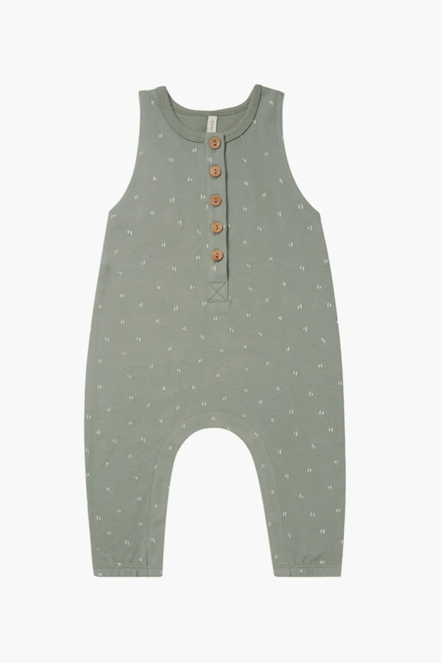 Baby Romper Quincy Mae Sleeveless Spruce