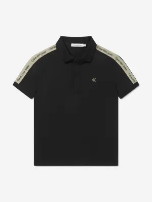 Calvin Klein Boys Logo Tape Polo Shirt