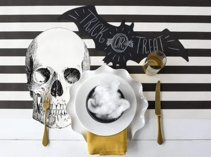 Die Cut Skull Placemat