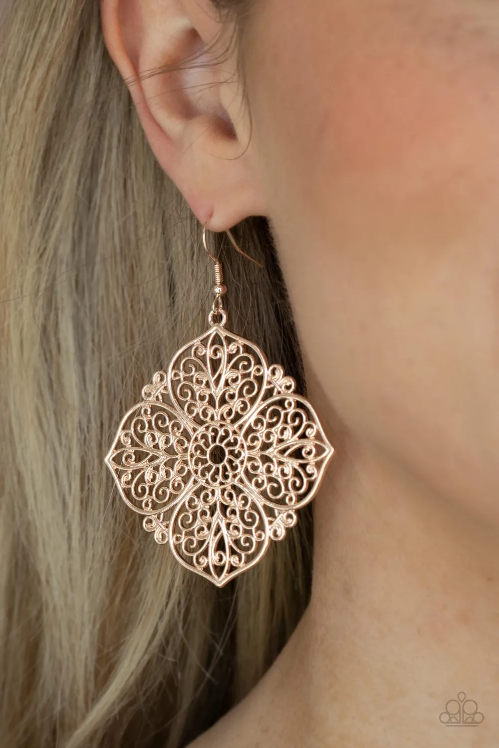 Dubai Detour - Rose Gold Earring