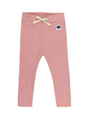 Dusty Rose Rib Legging