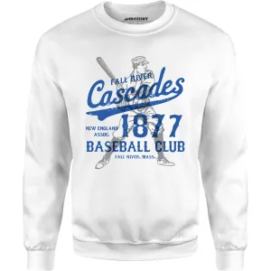 Fall River Cascades - Massachusetts - Vintage Defunct Baseball Teams - Unisex Sweatshirt