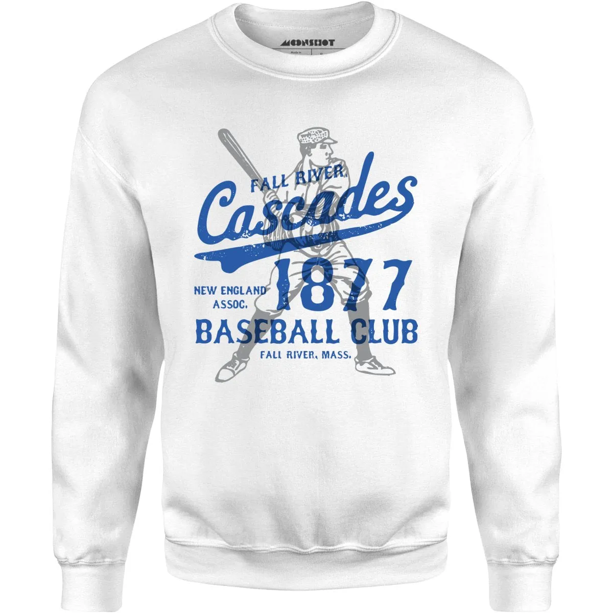 Fall River Cascades - Massachusetts - Vintage Defunct Baseball Teams - Unisex Sweatshirt