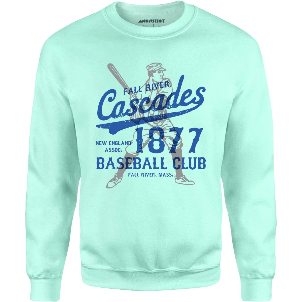 Fall River Cascades - Massachusetts - Vintage Defunct Baseball Teams - Unisex Sweatshirt