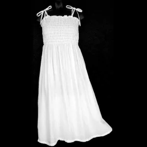 Girl's White Dress (Age 4, 6, 8, 10, 12)