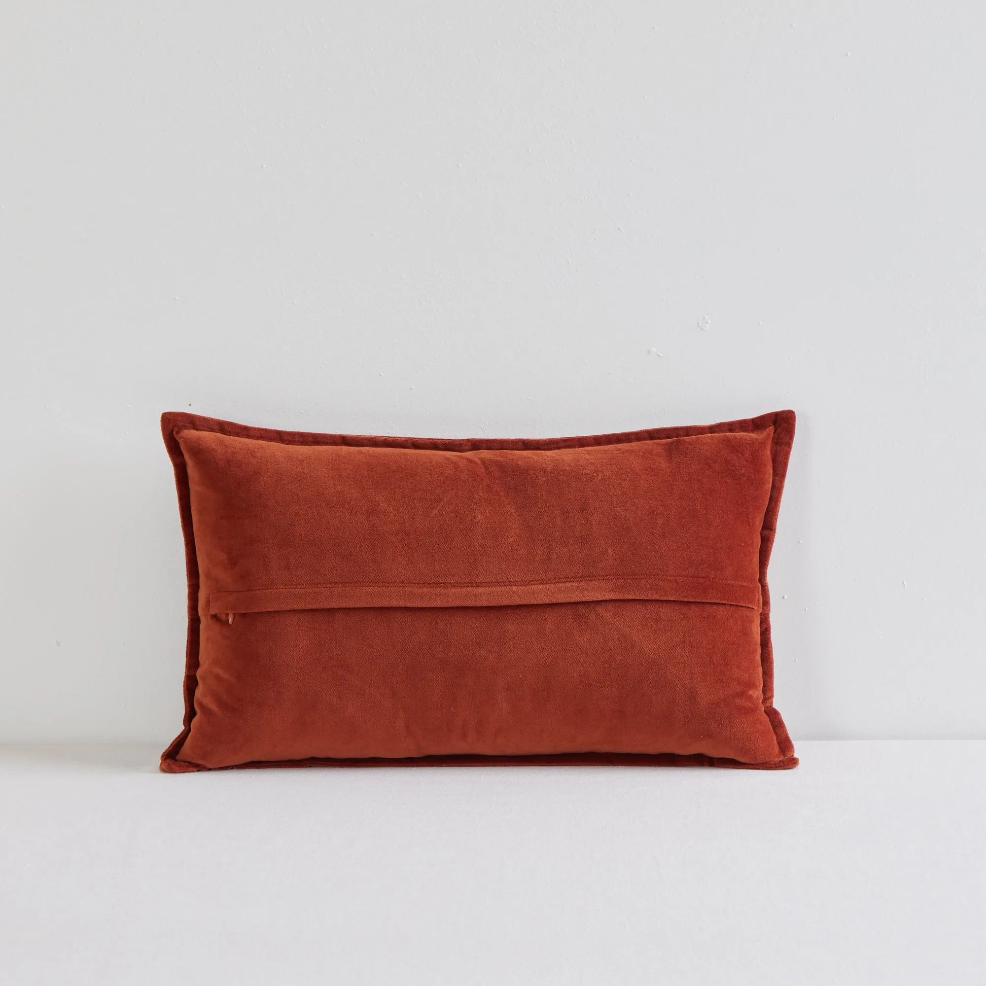 Hudson V2 Velvet Cushion - Rust - 30X50