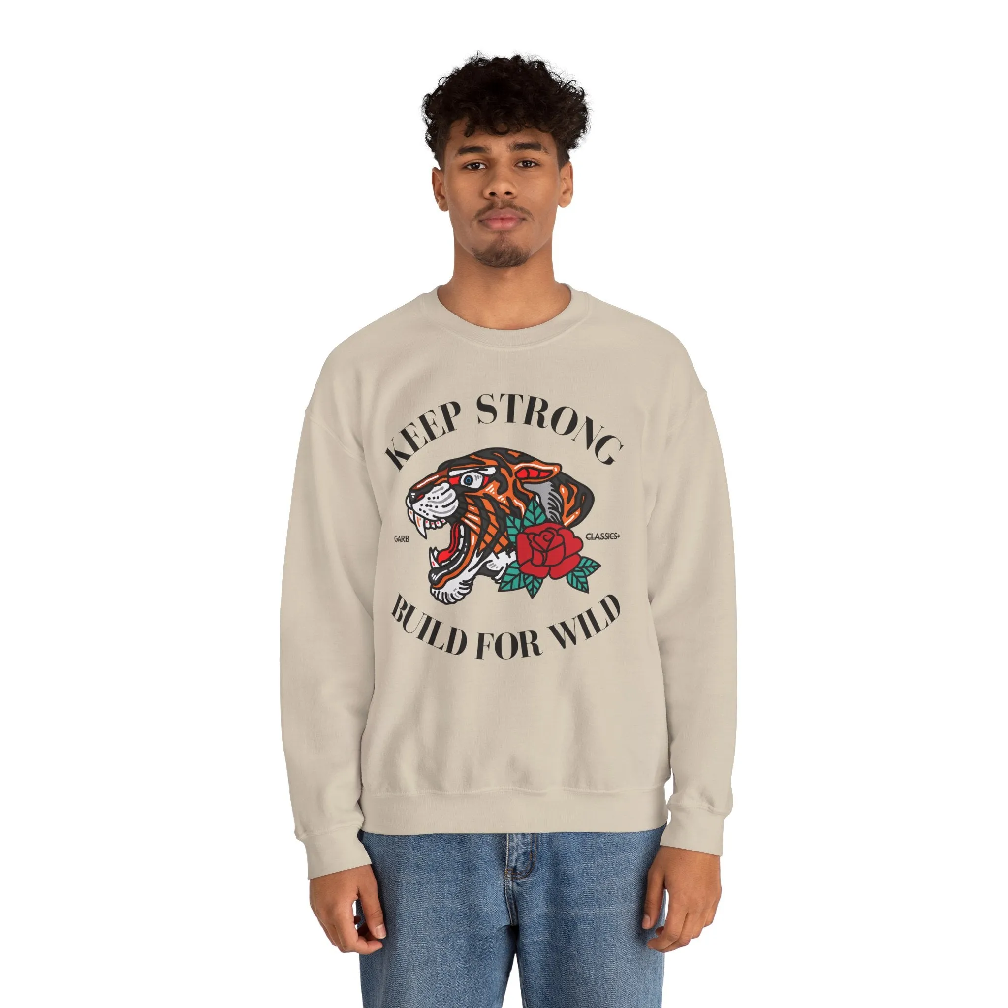 Keep Strong Graphic Crewneck