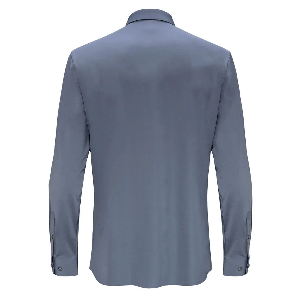 Men's Zen Appeal Button-Up Shirt – Long Sleeves, 4-Way Stretch, Stitch-Less Design | B315