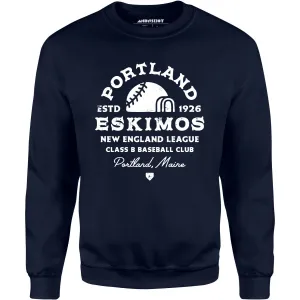 Portland Eskimos - Maine - Vintage Defunct Baseball Teams - Unisex Sweatshirt