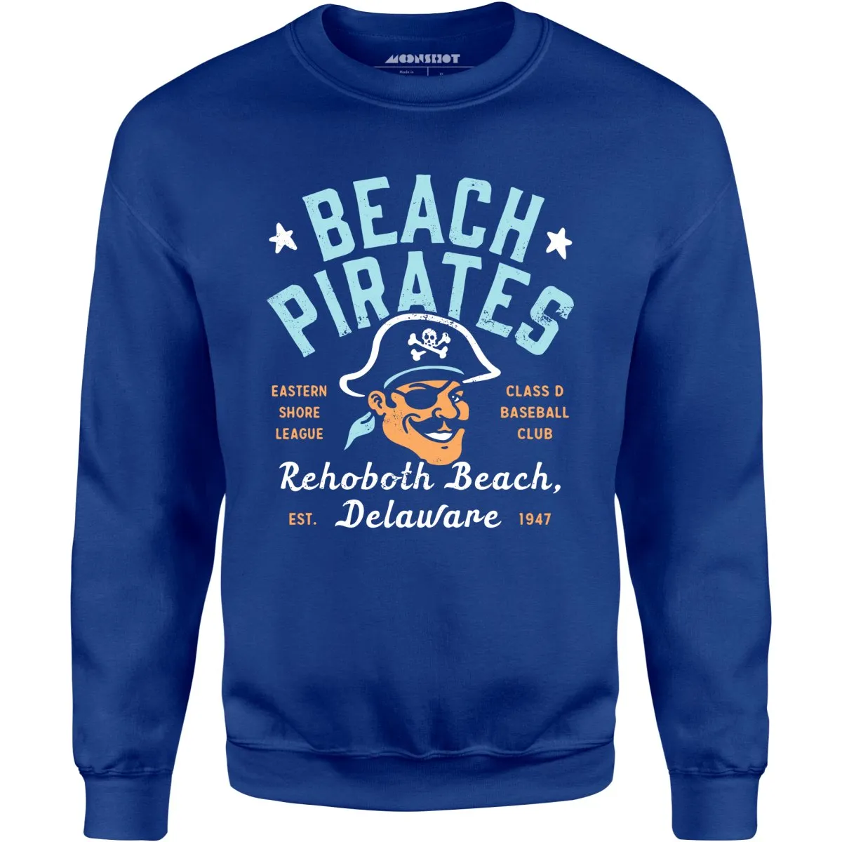 Rehoboth Beach Pirates - Delaware - Vintage Defunct Baseball Teams - Unisex Sweatshirt