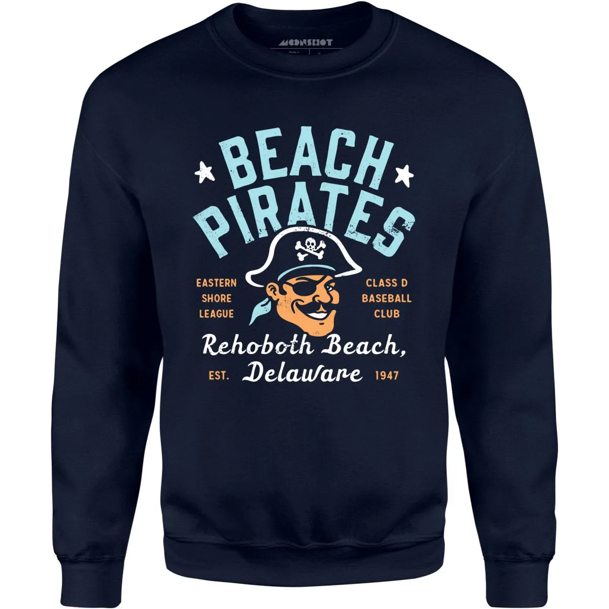 Rehoboth Beach Pirates - Delaware - Vintage Defunct Baseball Teams - Unisex Sweatshirt