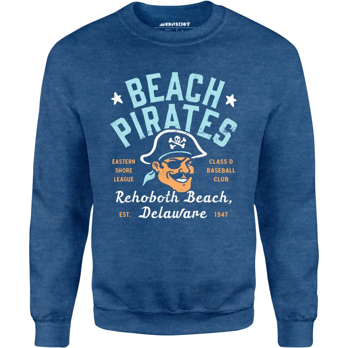 Rehoboth Beach Pirates - Delaware - Vintage Defunct Baseball Teams - Unisex Sweatshirt