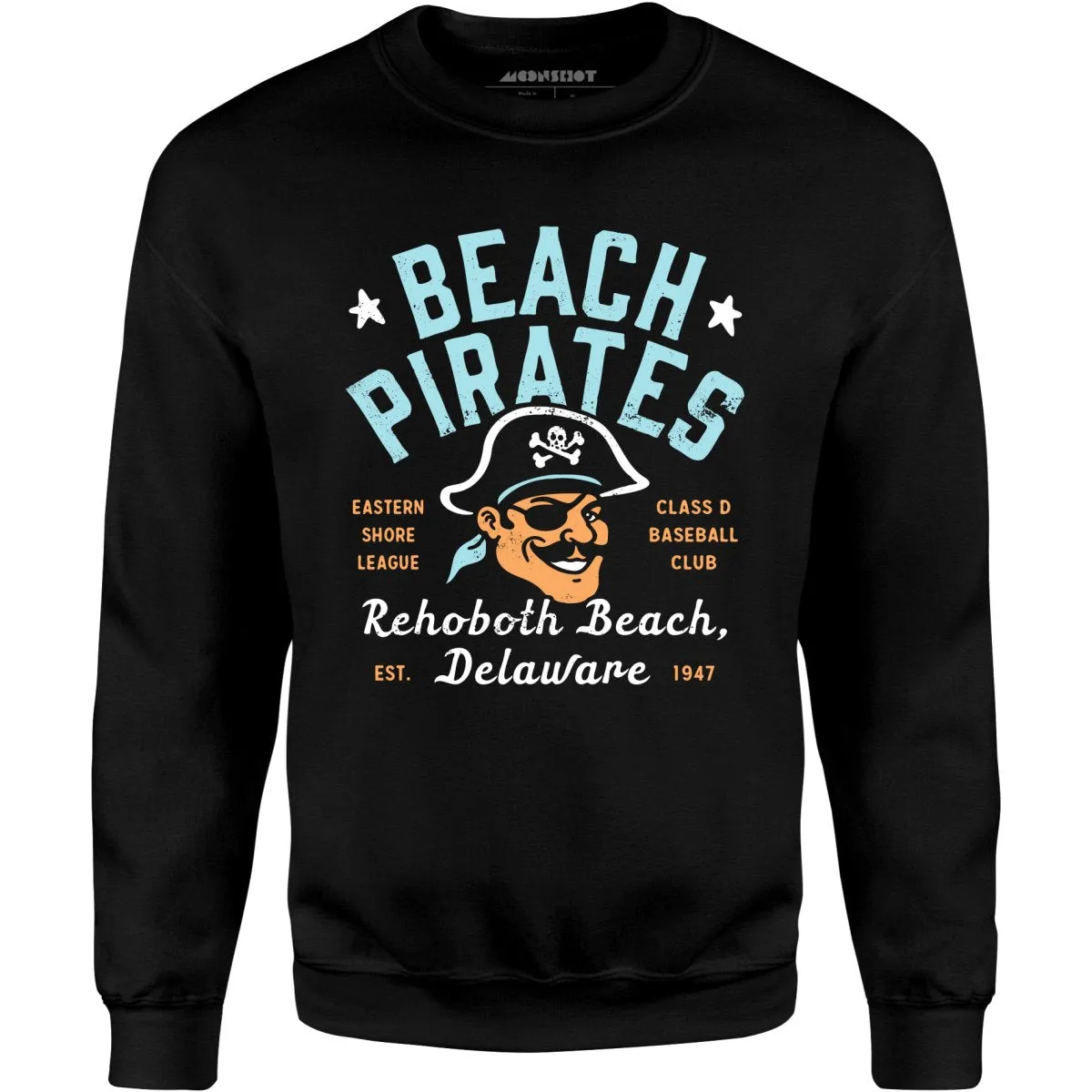 Rehoboth Beach Pirates - Delaware - Vintage Defunct Baseball Teams - Unisex Sweatshirt