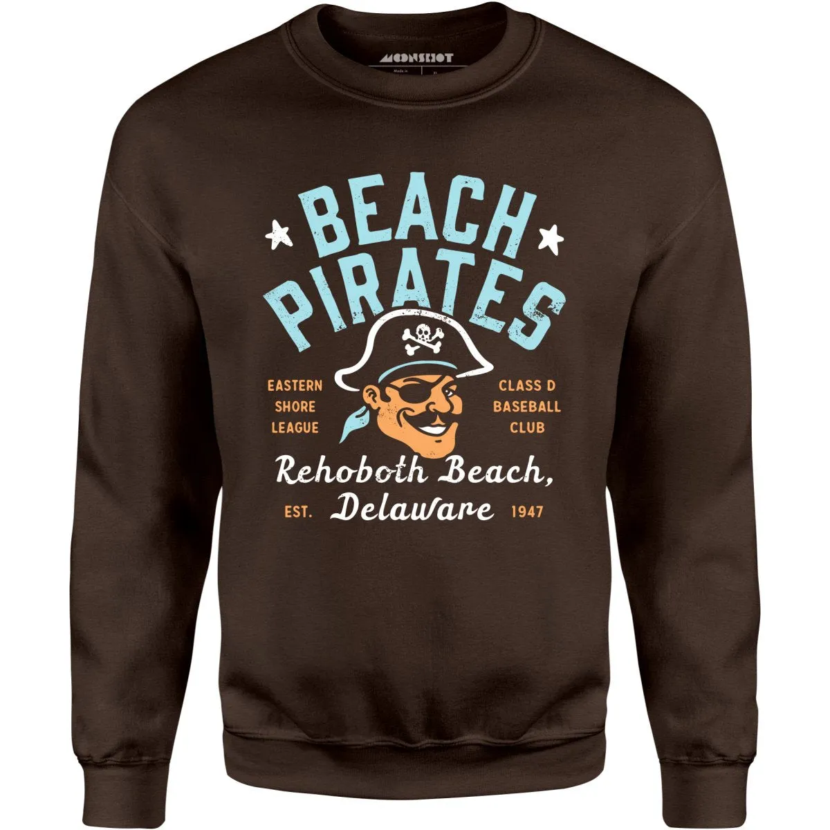 Rehoboth Beach Pirates - Delaware - Vintage Defunct Baseball Teams - Unisex Sweatshirt