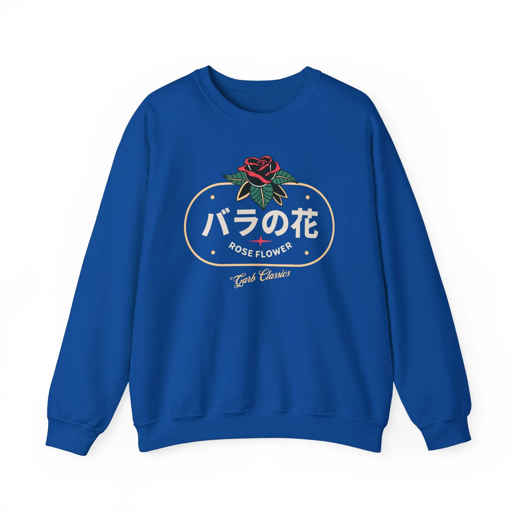 Rose Flower Graphic Crewneck