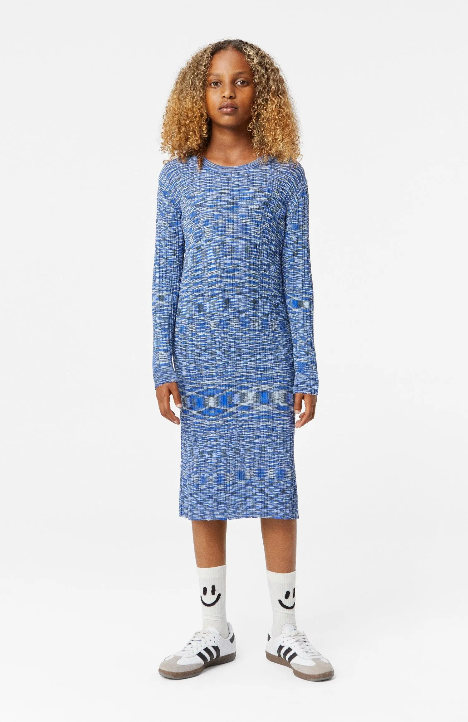 Tween Dresses | Camillee Blue Mouline Dress | Molo